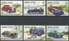 Timbres Voitures Sierra Leone 589/594 ** - 79351FK