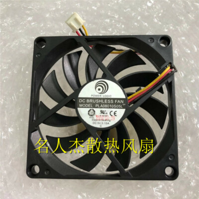 POWER LOGIC PLA08010S05L 5V 0.15A 80mm 8 cm 8010 cooling fan 3pin