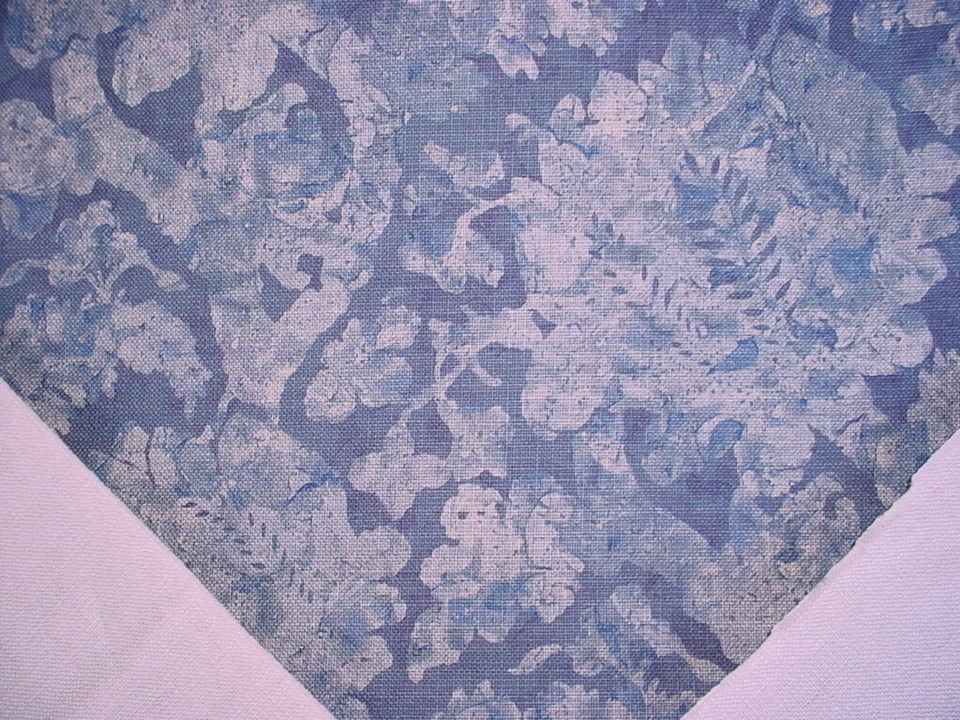 3-3/4Y Zoffany 320820 Carrera Indigo Blue Print Floral Damask Upholstery Fabric - Image 3 of 4
