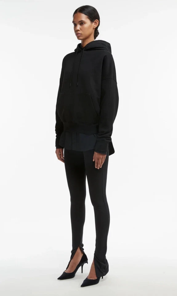 Sudadera con Capucha Negra Wardrobe NYC Talla XSmall Nueva con Etiquetas Foto 3 de 4