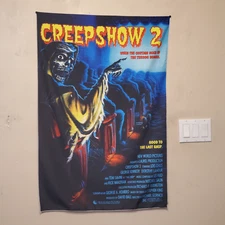Creepshow 2 - 2x3 foot tapestry - Horror movie banner wall flag