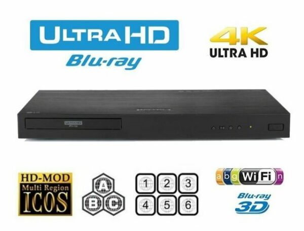 LG UBK80 4K Ultra-HD Blu-ray Player for sale online | eBay