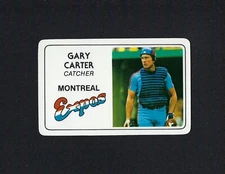 1981 Permagraphics GARY CARTER credit card EXPOS Perma Graphics