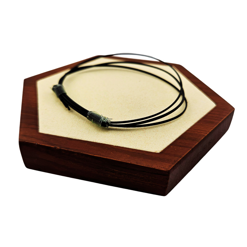 Pulsera de pelo cola de elefante de la suerte, amuleto tailandés, tamaño ajustable