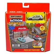 Matchbox Action Drivers Pizza Hut Pizza Run Playset