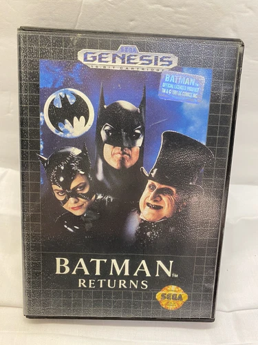 Batman Returns Sega Genesis With Manual And Case Tested Working And Clean 1992
