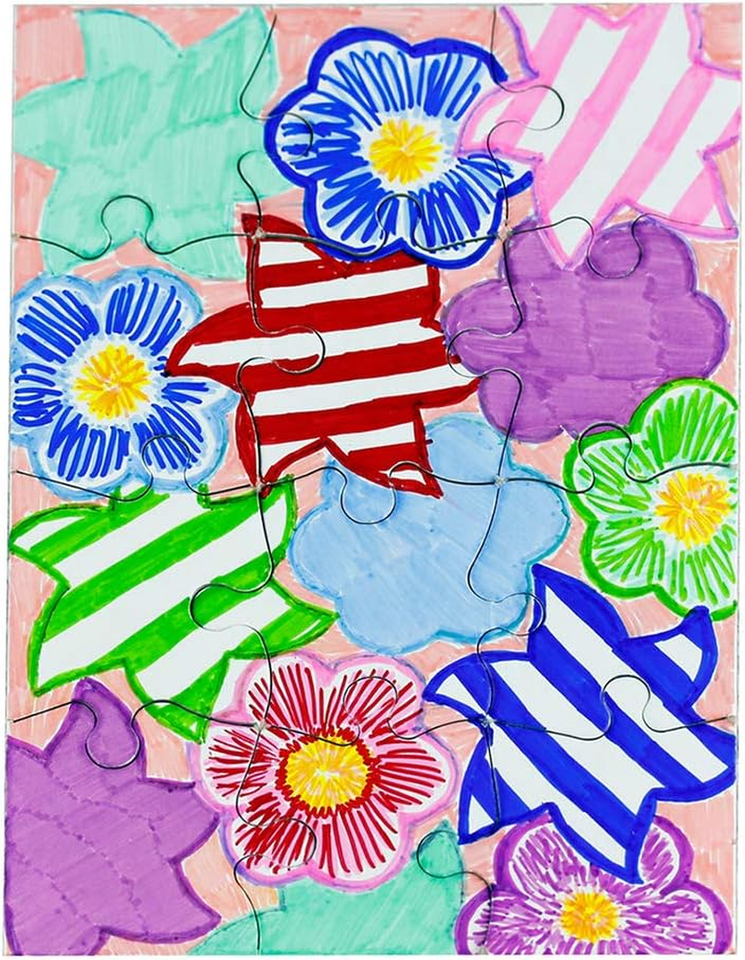 Hygloss Products Blank Puzzle for Decorating, Art Activity, Use This