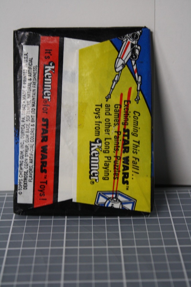 Star Wars Vintage 1977 Series 1 Sealed Wax Pack topps cards