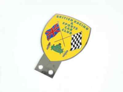 Vintage Car British Racing & Sports Car Club Badge / Front Grill 