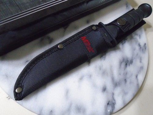 Mtech Full Tang Dual Edge Dagger Knife Fixed Blade Black MT-575 10.25" OA New - Picture 9 of 10