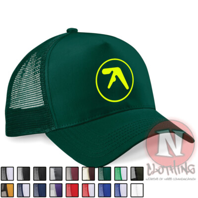 Aphex Twin Trucker Cap Retro Clubbing EDM Techno DJ Ibiza Rave