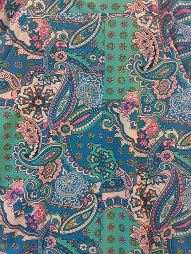 Love Your Assets By Sara Blakely Spanks Womens Size XL Swimsuit Paisley Beach - Picture 4 of 8