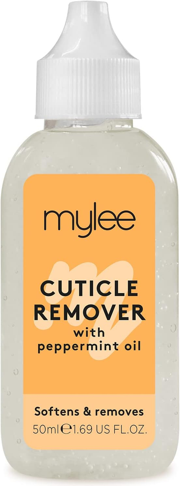 Mylee Cuticle Remover Gel with Peppermint Oil 50Ml - Softens and Moisturises Cut