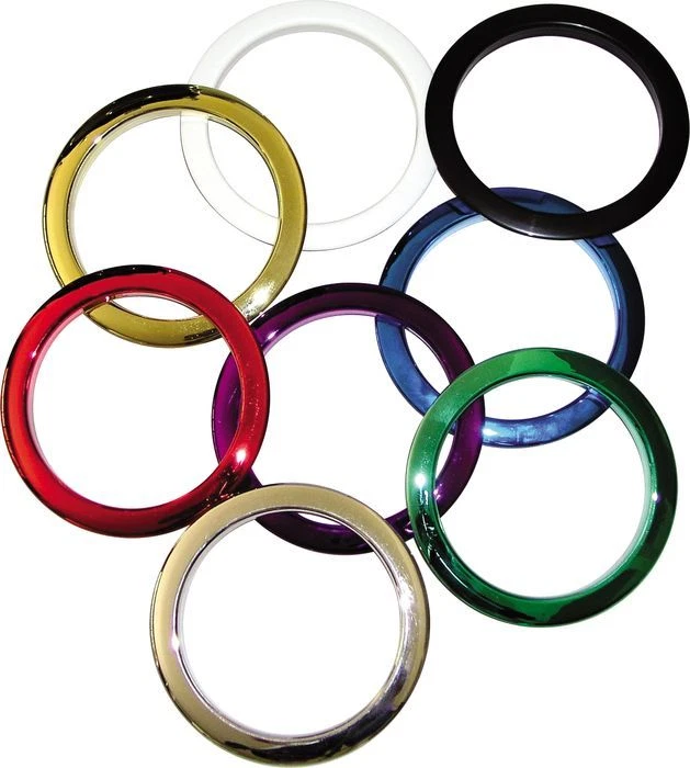 Gibraltar Bass Drum Skin O Head Mic Port Hole Protector Chrome or Black 5" or 6"