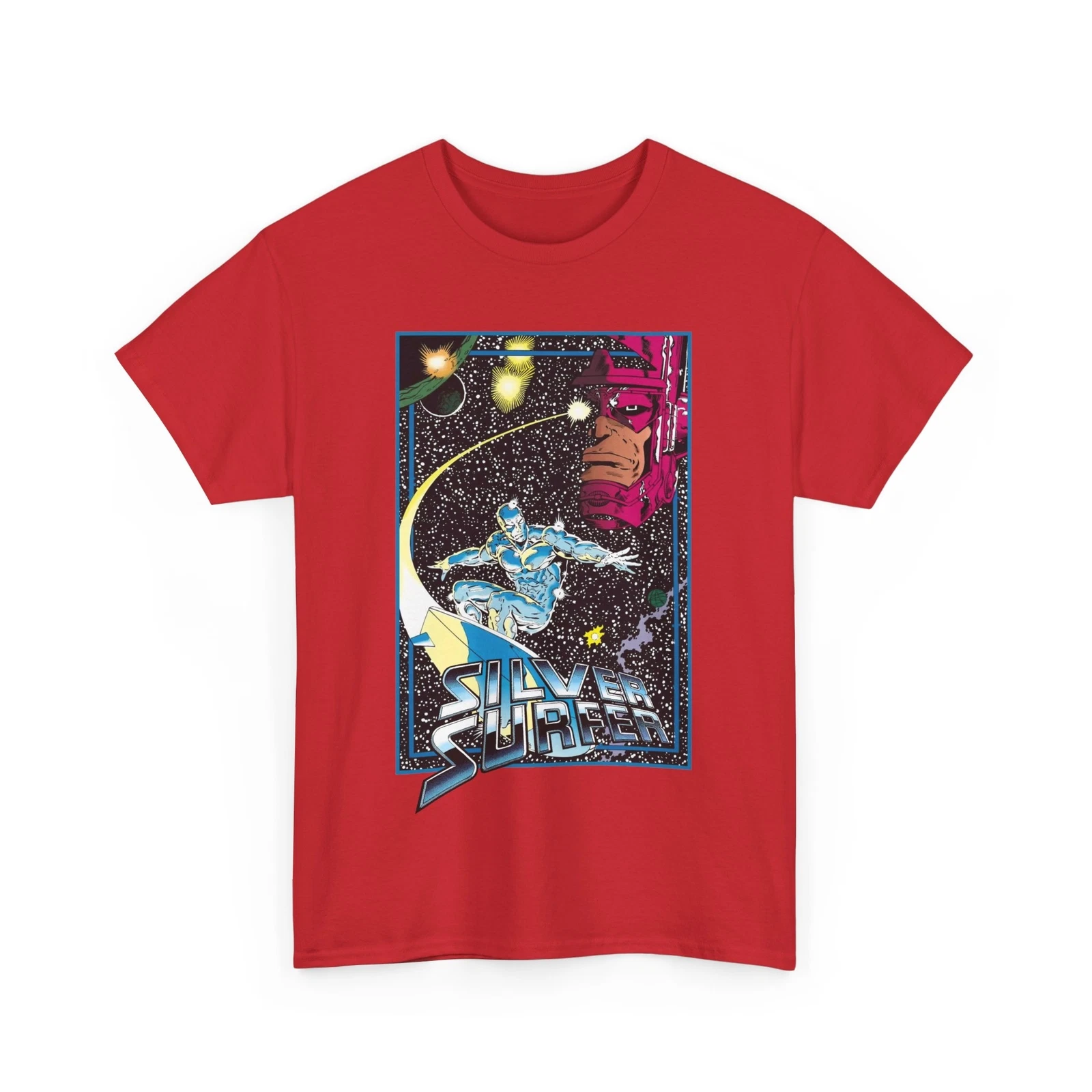Silver Surfer T-Shirt - Marvel Comics - Ron Lim Art - Galactus - Norrin Radd