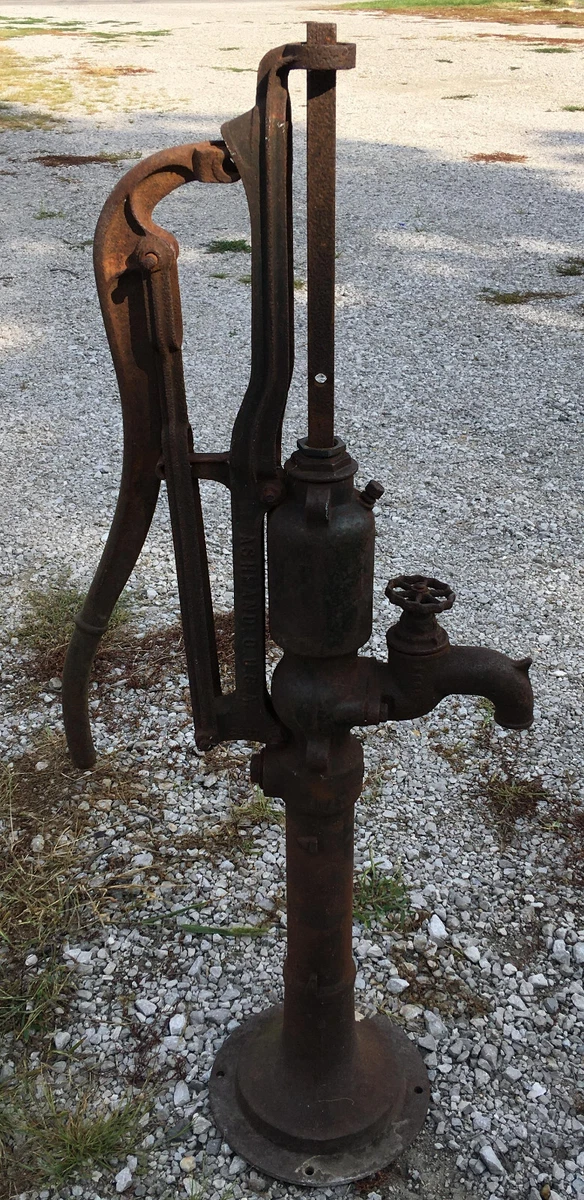 Myers Water Well Hand Pump cast iron vintage antique cistern fe ashland  ohio