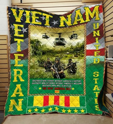 'Vietnam Veteran' Quilt,Fleece Blanket | eBay