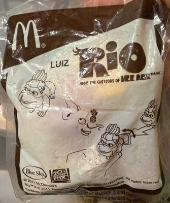 rio luiz mcdonald happy meal toy 2011 collectible