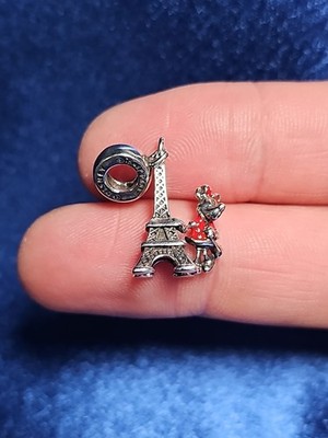 S925 Pandora Disney Parks Minnie Mouse Eiffel Tower Charm NWT | eBay