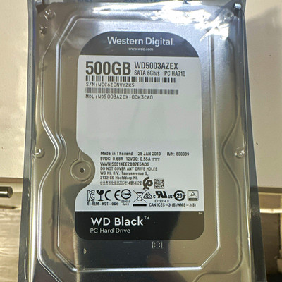 Western Digital WD Black 500GB 3.5in SATA III 7200RPM 64MB HDD WD5003AZEX