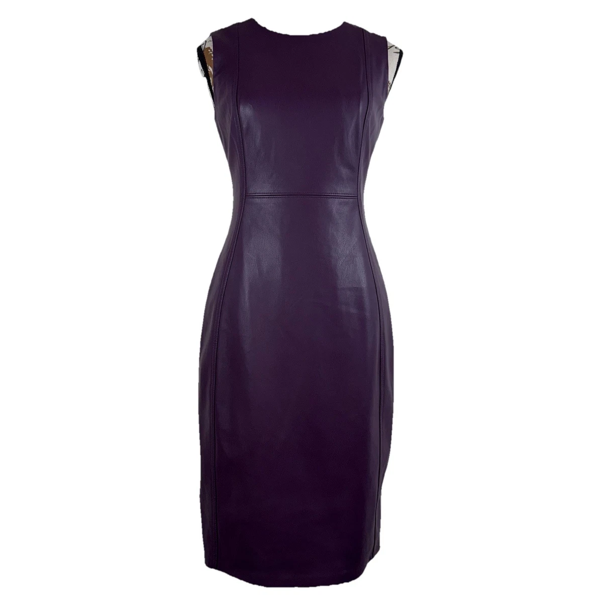 Calvin Klein Faux Leather Sheath Dresses for Women for sale | eBay