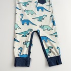 Monica + Andy Dinosaur One Piece 18-24M Organic Cotton Romper Blue — photo 4