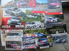 16 szt. oryginalnych kart z autografami - mix sportów motorowych, bez podpisu