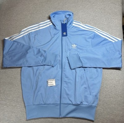 Adidas Firebird Track Jacket Semi Blue White Full Zip Originals