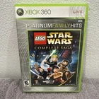 Microsoft Xbox 360 LEGO Star Wars: The Complete Saga 2007 Platinum Hits CIB