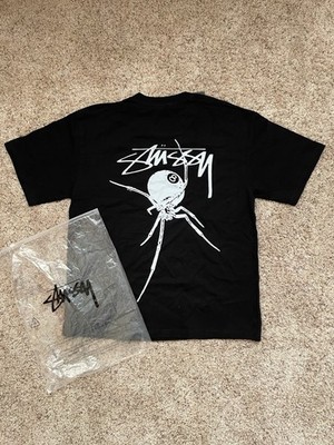 Stussy 8-ball Spider Tee Black NEW WITH TAGS size medium | eBay
