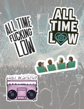 All Time Low 4pc Sticker Pack