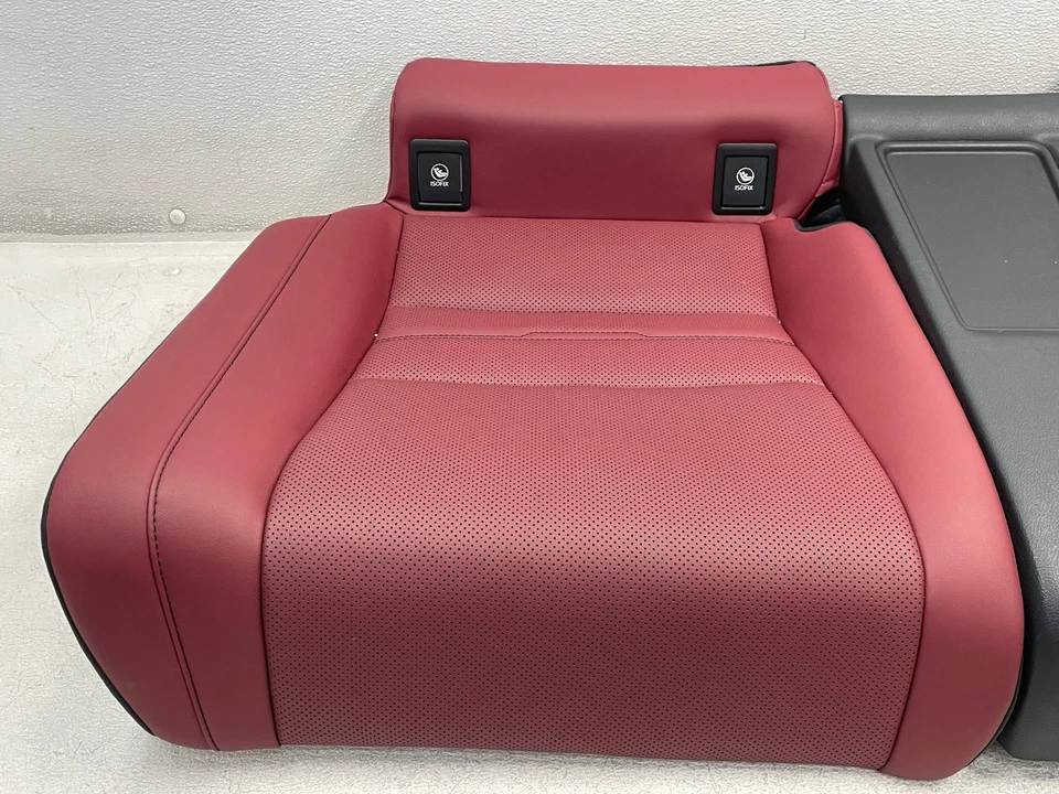 15 16 17 18 Lexus RC350 Cojín de asiento de banco inferior trasero rojo 1609 OEM Foto 3 de 4