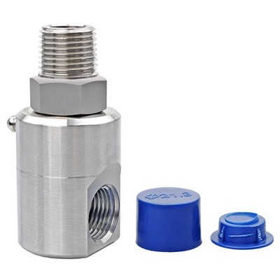 1/2 Inch MXF Hose Reel Swivel Grease Zerk 5124 NiAL Heavy Duty Fitting