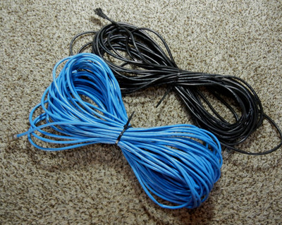 Superior Essex Cobra Cat 80Ft. and Belkin FastCat 50FT Ethernet Patch Cables 5E