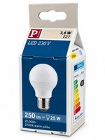 Paulmann 282.30 LED Kugellampe E27 3,6W 250Lm 2700K Warmweiß 230V RaritäT