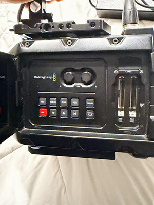 Professional Blackmagic Design URSA Mini 4K digital cinema camera, EF lens mount