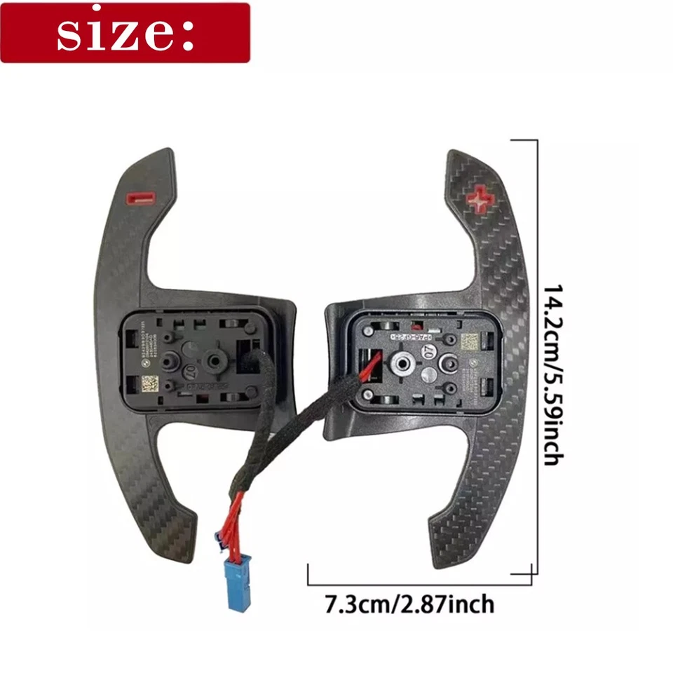 Carbon Fiber Paddle Shifters For BMW F80 F82 F83 F90 G20 G80 G82 G83 M3 M4 M5 M6 - Image 2 of 4