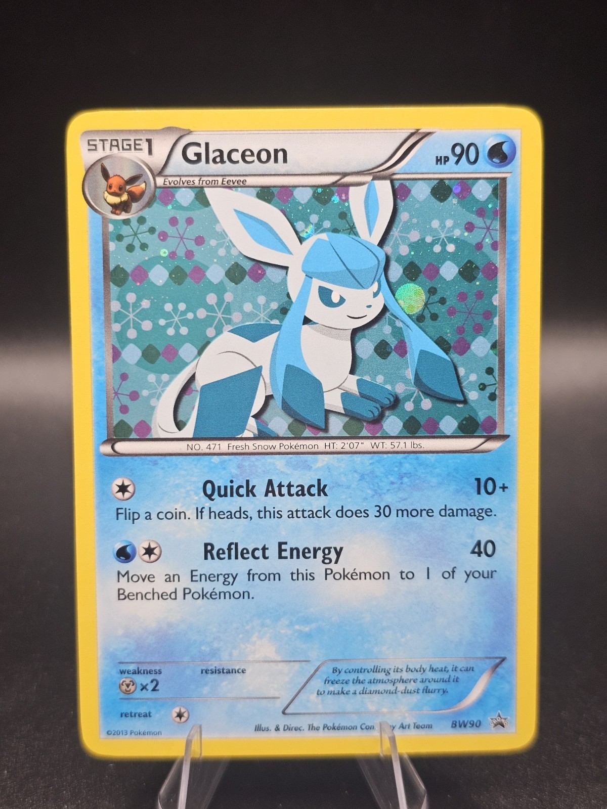 Glaceon BW90 Black White Promos Holo NM