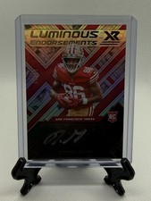 2022 Panini XR - Luminous Endorsements Danny Gray #LUM-DG Gold /99 (AU, RC)
