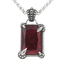 Controse CN034 Dragon Claw Seal Red Necklace