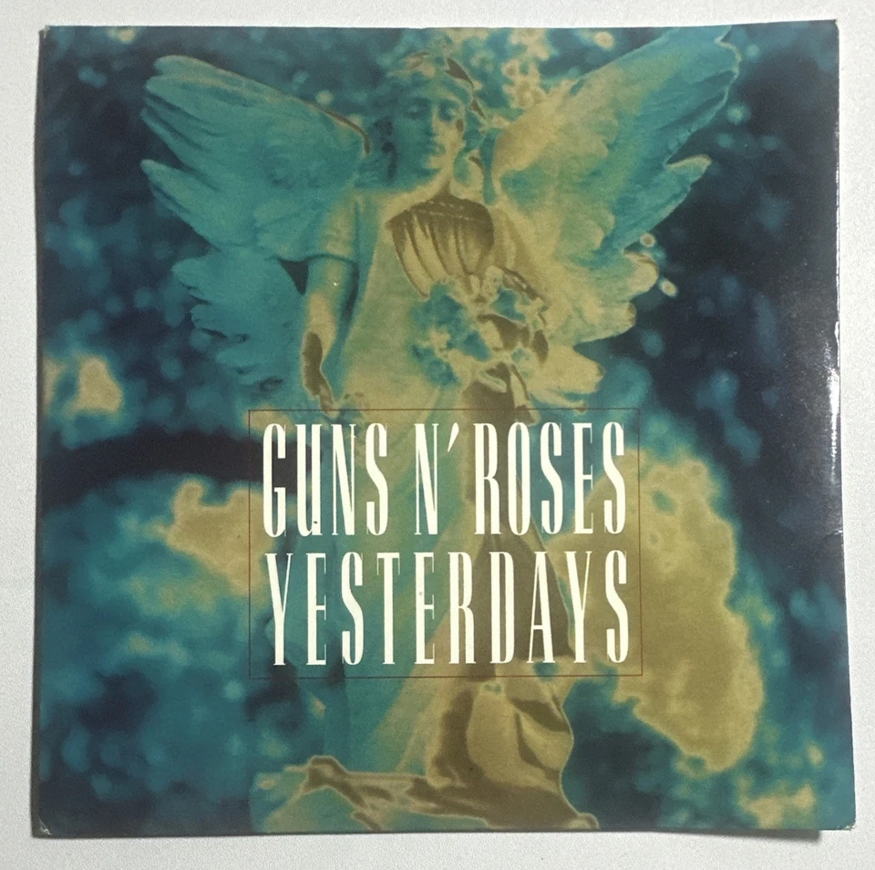 Guns N' Roses – Yesterdays 1992 7” Vinyl Record Geffen Records EX / EX - Image 2 of 4