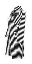 NWT CAbi Byline Jacket, 5851, Black White Stripe Sz Medium Retail 184