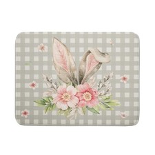 Spring Easter Dish Drying Mats for Kitchen Counter 18 24 18 24 inch Bunny Ear