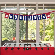 New York Giants Banner Flags On A String