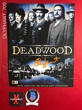 Timothy Olyphant autographed signed 11x14 photo Deadwood Beckett COA