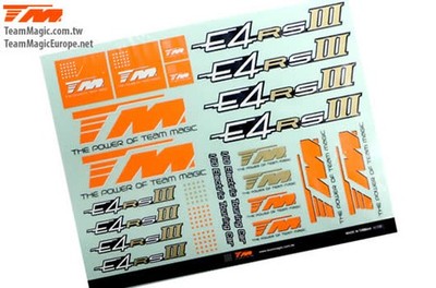 Team Magic Aufkleber E4RS III / TM507342