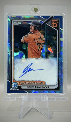 Bryce Eldridge 2024 Bowman Chrome BSPA-BE Sapphire Edition Prospects Auto Giants
