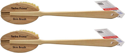 Tampico Skin Brush (Pack of 2) - Natural Vegetable Fiber Bristles for Dry Skin B