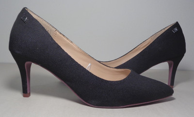 Gloria Vanderbilt Size 7.5 M / MARILYN / Black / Textile Heels New Women's Shoes