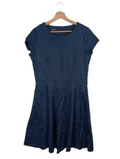 YESSICA A-Linien Kleid Damen Kleid Gr. DE 40 blau Casual-Look